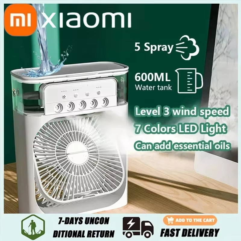 3-in-1 Mini Portable Air Conditioner Fan & Humidifier