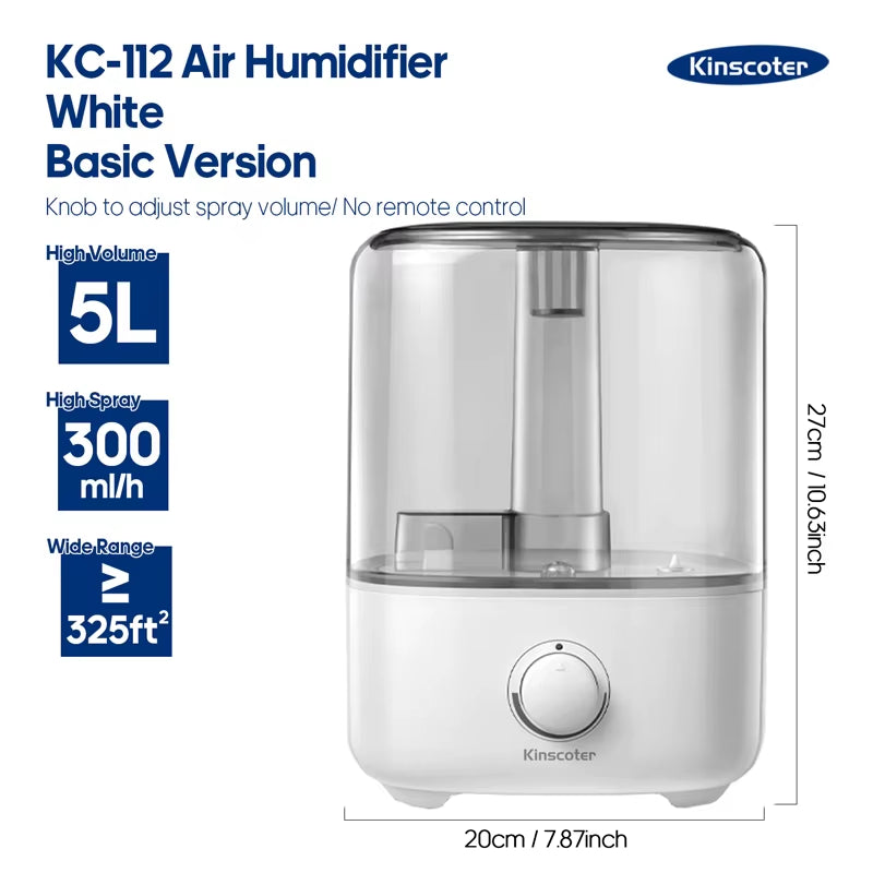 3L Air Humidifier Professional Large Capacity Home Humidifier Plant Mist Aroma Diffuser with Remote Control Timer