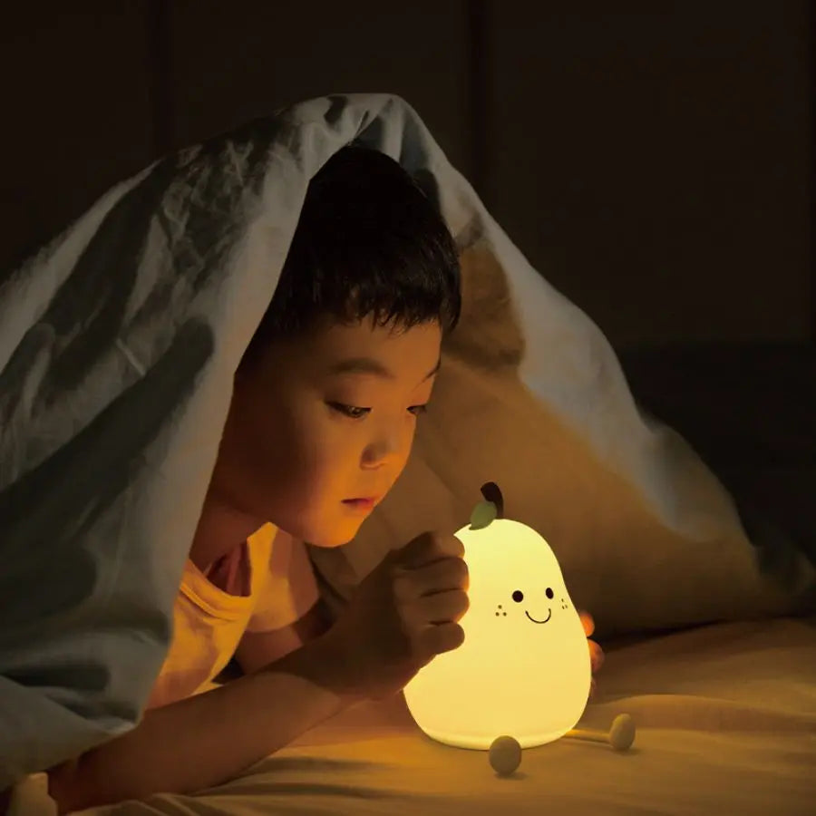 Cute Pear Silicone Night Light