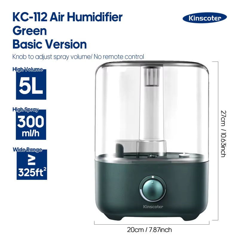 3L Air Humidifier Professional Large Capacity Home Humidifier Plant Mist Aroma Diffuser with Remote Control Timer