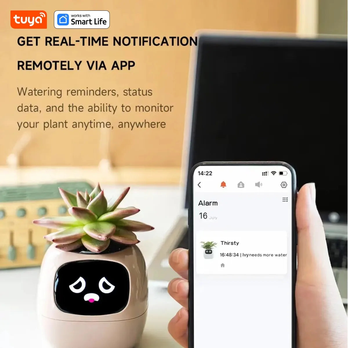 Tuya Smart Ivy Planter with AI Sensors