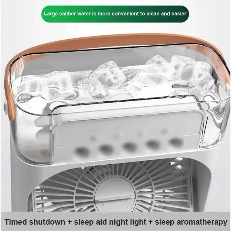 3-in-1 Mini Portable Air Conditioner Fan & Humidifier