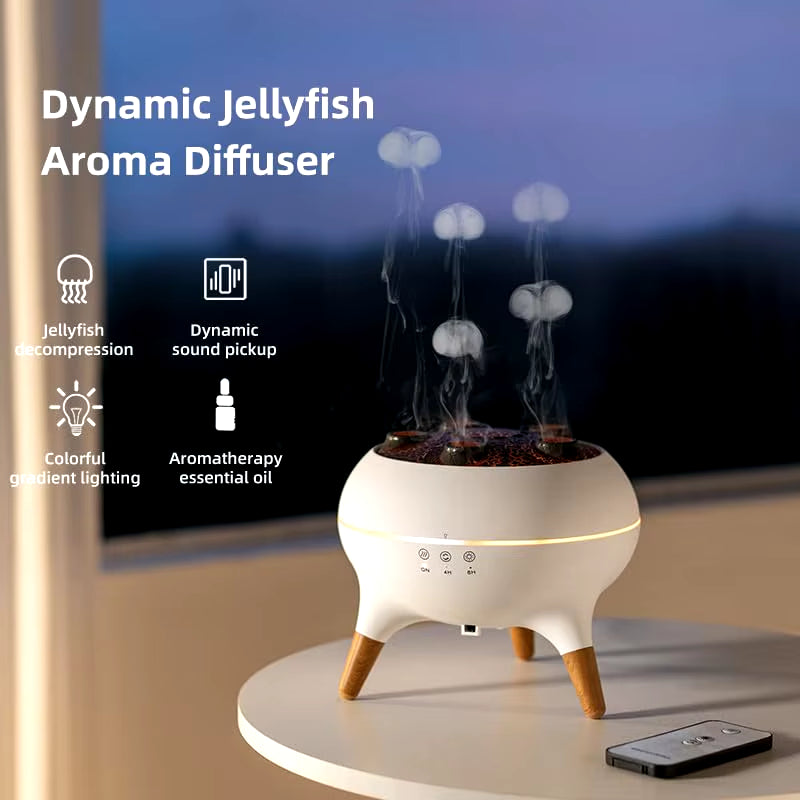 Dynamic Jellyfish Humidifier with Remote
