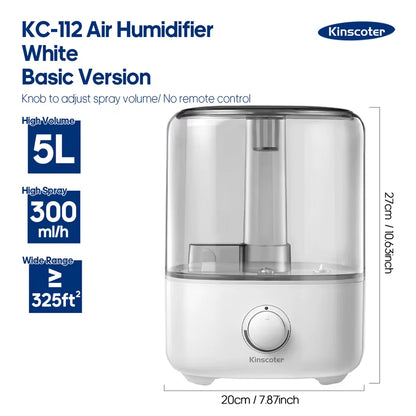 3L Air Humidifier Professional Large Capacity Home Humidifier Plant Mist Aroma Diffuser with Remote Control Timer