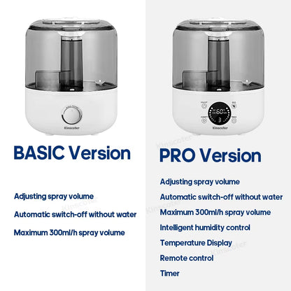 3L Air Humidifier Professional Large Capacity Home Humidifier Plant Mist Aroma Diffuser with Remote Control Timer